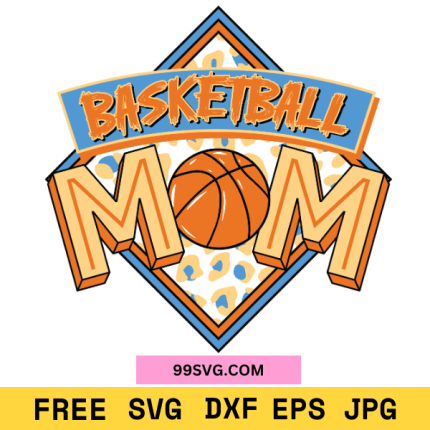 Retro Basketball Mom SVG Perfect for Cricut & Silhouette Crafting