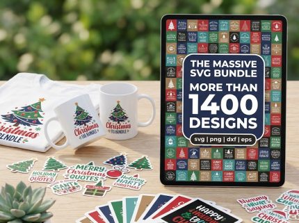 400+ Massive SVG Cut Files Bundle for Cricut