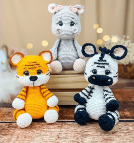 Zoo e-Book Crochet Pattern