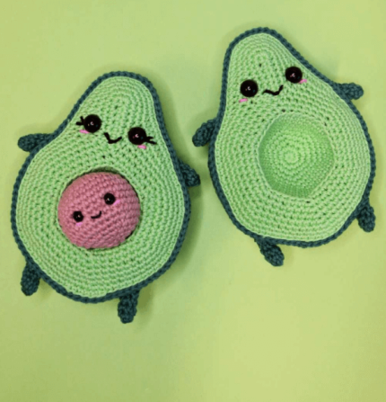 Avocado Family Crochet Pattern