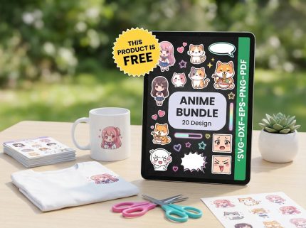 Free Anime Bundle 20 designs.