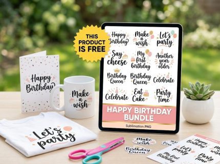 Free Happy Birthday Quotes Bundle party designs.