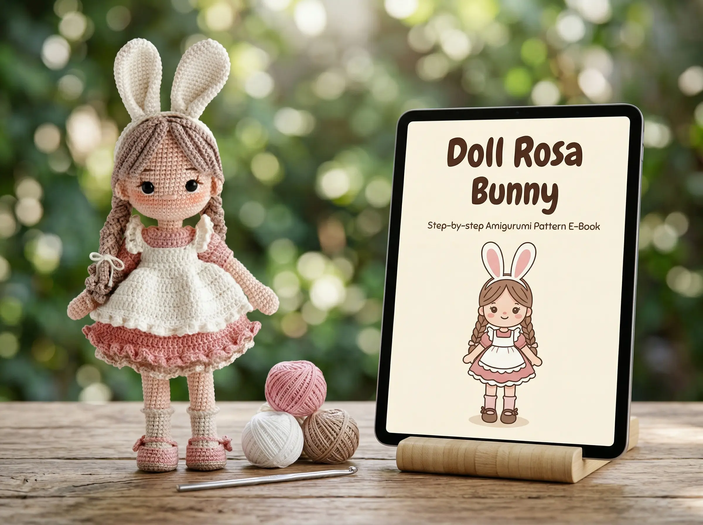 Rosie Doll Crochet Pattern Rosie Doll Crochet Pattern finished amigurumi.